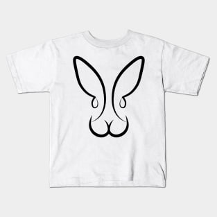 Plain and simple rabbit Kids T-Shirt